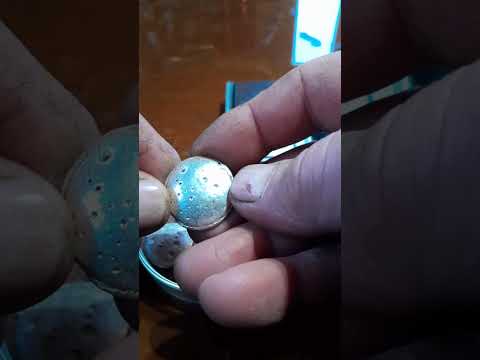 Видео: Афинаж серебра.готовлю материал для блёсен.