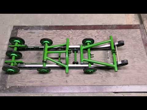 Видео: Гусеничный блок снегохода Irbis SF150L, модификация, часть #2