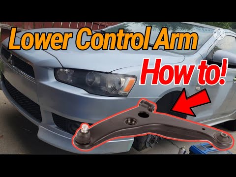 Видео: Как заменить нижний рычаг подвески Mitsubishi Lancer/Outlander 2008-17 годов
