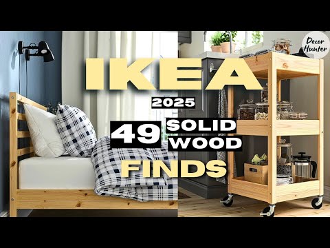 Видео: Лучшая мебель из массива дерева от Ikea (Качественные находки, которые прослужат вечно!)