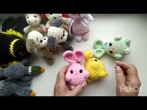 Видео: Готовые игрушки крючком за неделю!!!