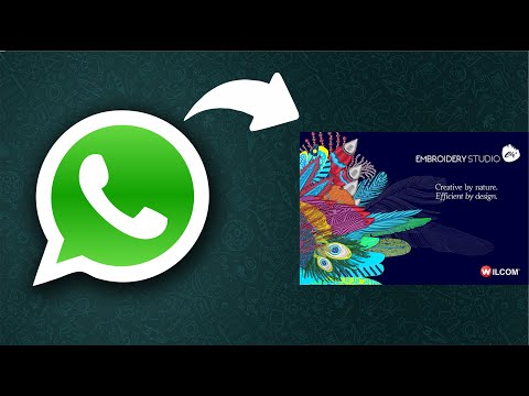 Видео: Wilcom. Урок 18. Как из whatsapp скачать картинку и вставить в wilcom.