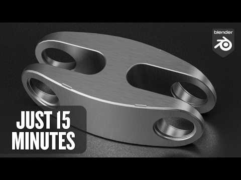 Видео: Смоделируйте это в блендере за 15 минут — отличное упражнение для начинающих