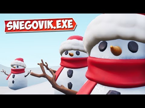 Видео: нашествие снеговиков в фортнайт