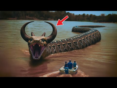 Видео: В Амазонии обнаружен гигантский гибридный питон — учёные в ужасе