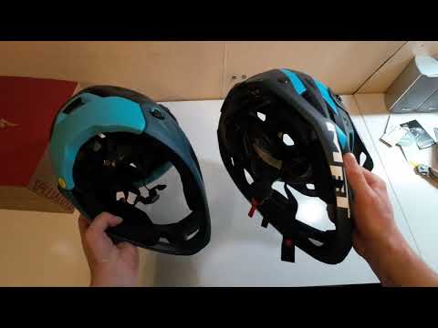 Видео: Шлем MET Parachute MCR 2 в 1. Сравнение с первым поколением и Specilazed ALING II по защите MIPS.