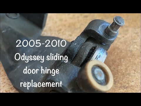 Видео: Замена ролика петли раздвижной двери Honda Odyssey 2005-2010, более простой способ
