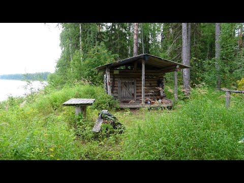 Видео: Путешествие на Ямозеро Ч11. Сплав по реке Мезень. Северные деревни. Лесная изба - охотничье зимовье