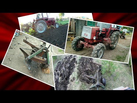Видео: Переделка плуга.Пахота.#Лтз#пахота#плуг