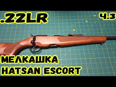 Видео: Мелкашка Hatsan Escort 22lr - обзор - часть 3