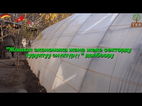 Видео: Парникти эгүүгө даярдоо \ Араван району \ GIZ \ TES