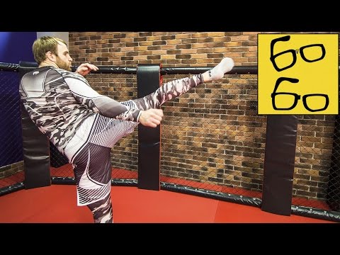 Видео: Удары ногами в ММА из каратэ киокушинкай от Дениса Гольцова и Игоря Пеплова