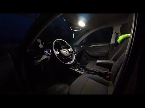 Видео: Skoda Rapid - Улучшаем свет в салоне за 2 минуты.