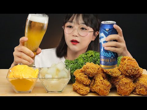 Видео: АСМР ЕДА Хрустящая курица🍗 Пиво🍺 | MUKBANG