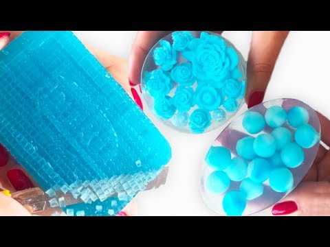 Видео: Лучшее видео с чистым мылом на YouTube! Только чистое глицериновое мыло! Удовлетворяющий ASMR!