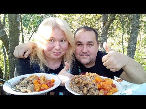 Видео: ПП Обжор - куриные желудочки, кускус и овощное рагу