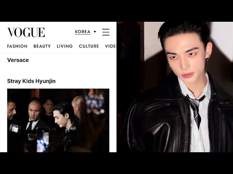 Видео: Хёнджин из Stray Kids в центре внимания! Vogue Korea запечатлел знаковые моменты с Versace!
