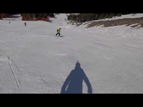 Видео: Ски писта "Алберто Томба" (черна), пл. Пирин | "Alberto Tomba" ski slope (black), Pirin Mountain