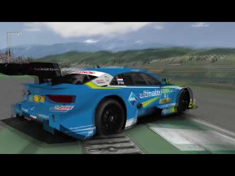 Видео: GTR-2: Онлайн дуэль с немецким гонщиком.