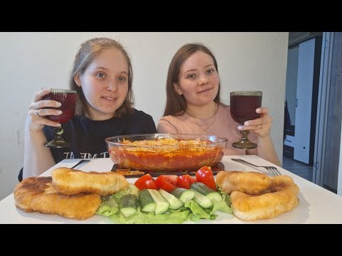 Видео: МУКБАНГ КАННЕЛЛОНИ В ТОМАТНОМ СОУСЕ😋 ПИРОЖКИ С КАПУСТОЙ🥬 С КАРТОШКОЙ🥔 ОТВЕЧАЕМ НА КОММЕНТАРИИ ❤️❤️❤️