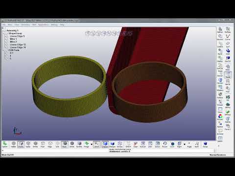 Видео: Моделирование процесса раскатки уголка в LS DYNA