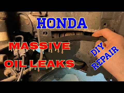 Видео: Ремонт утечки масла Honda CR-V