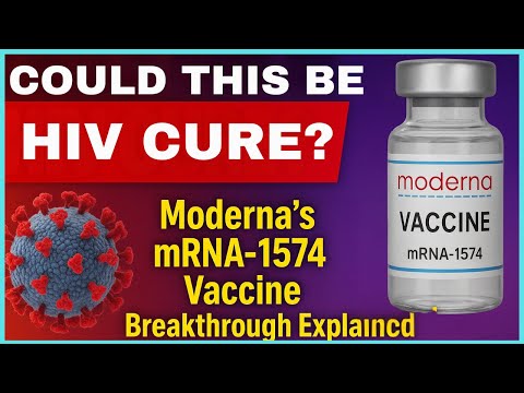 Видео: Может ли это быть лекарством от ВИЧ? Объяснение прорыва в вакцине Moderna mRNA-1574. #ModernamRNA...