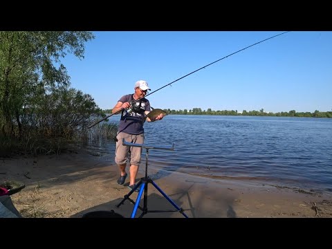 Видео: #рыбалка #фидер #днепр    Фидер на реке. Exterity Marksman