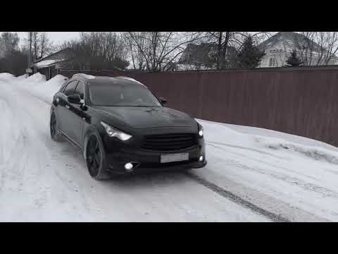 Видео: Активный выхлоп Thor установка на Infiniti fx (слушать в наушниках)