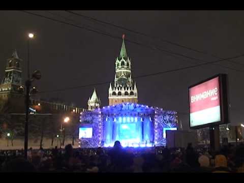 Видео: Новый Год 2010 на Красной площади (полностью)