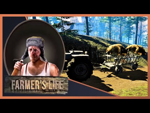 Видео: 👨‍🌾FARMERS LIVE #79 "Прохождение" ▶️Наконец-то завели трактор забрать медведя