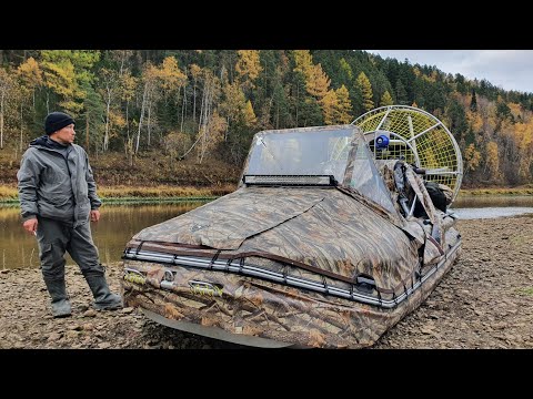 Видео: Аэролодка Берег 520 -118 л.с / Тестируем аэроустановку с двигателем Хонда Л15А7