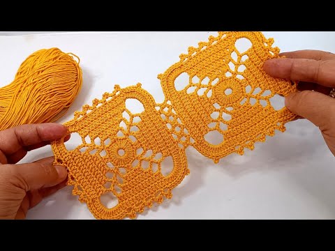Видео: УХ ТЫ! Посмотрите, как это красиво! Элегантный узор «бабушкин квадрат» крючком. вязание крючком