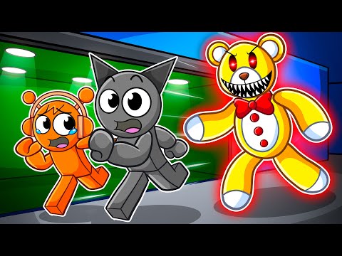 Видео: Спасаемся от СТРАШНОГО ПЛЮШЕВОГО МЕДВЕДЯ в Roblox!