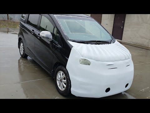 Видео: Оклейка Хонда Фрид Спайк + дорожная обстановка