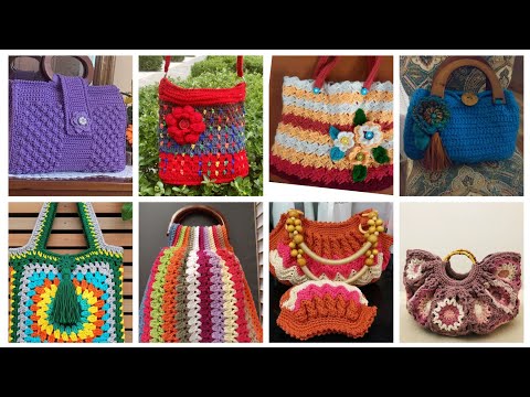 Видео: 200+ привлекательных моделей сумок через плечо для женщин/новые стильные модели сумочек, связанны...