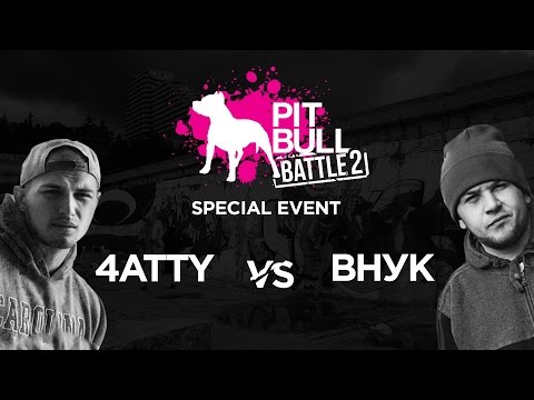 Видео: 4atty vs Vnuk pit bull battle 2 (нормальный звук!)