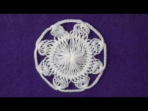 Видео: Круглый мотив на вилке