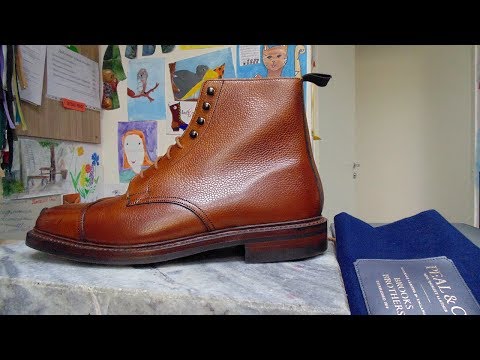 Видео: Сапожный обзор ботинок Coniston by Crockett & Jones - классические ботинки типа Дерби