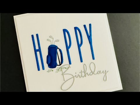 Видео: Мужская карта для гольфиста