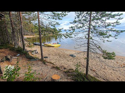 Видео: ЖИЗНЬ НА ДИКОМ ОСТРОВЕ. СЕВЕРНАЯ КАРЕЛИЯ. Ч1.