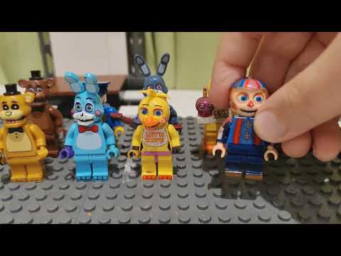Видео: Все мои фигурки по фнафу lego 31 фигурок 👍👍👍👍