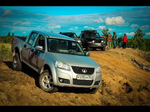 Видео: пикап Great Wall в песке!