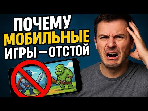 Видео: Мобильные игры — это ГОВНО! Вот почему они отстой