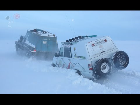 Видео: Экспедиция Индига. На внедорожниках через тундру.