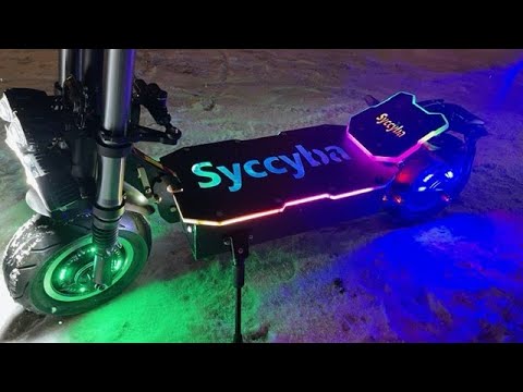 Видео: Электросамокат  Syccyba r12 pro 60v 50a prismatic