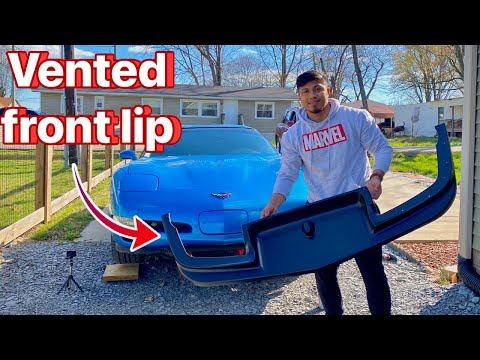 Видео: У меня есть вентилируемый передний бампер для моего Corvette C5!
