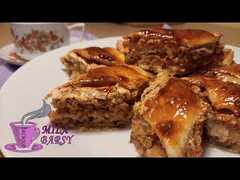 Видео: Армянская пахлава из слоеного теста | Быстрый и простой рецепт к чаю
