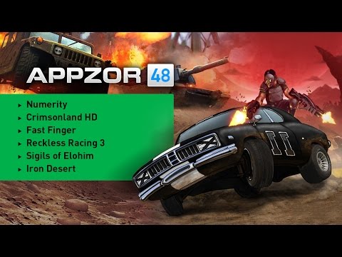 Видео: Appzor №48 [Обзор мобильных игр] - Iron Desert, Reckless Racing 3, Crimsonland HD, Numerity...