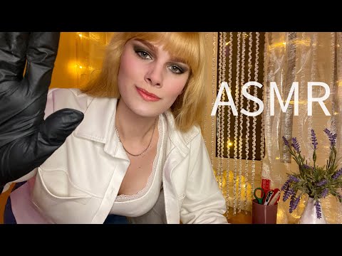Видео: АСМР/ASMR🥼🤤ПРИЕМ У ДЕРМАТОЛОГА И НЕЖНЫЙ ОСМОТР КОЖИ В ПЕРЧАТКАХ🥼🤤 role play, тихий голос